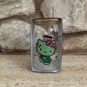 Hello Kitty Frankenstien timbler 16 oz hellokittycore halloweencore sanriocore